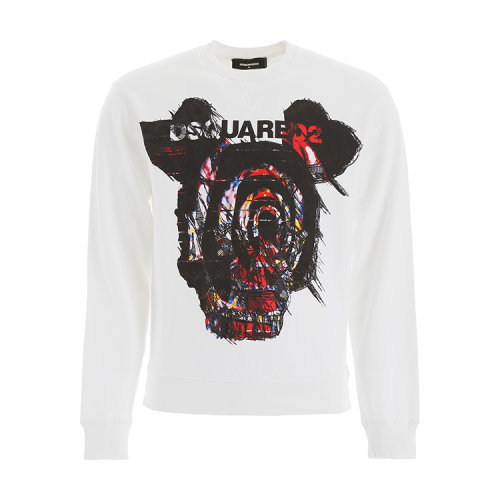 Dsquared2/D二次方  秋冬 圓領(lǐng) 男性 logo  男衛(wèi)衣 S71GU0312 S25305 100