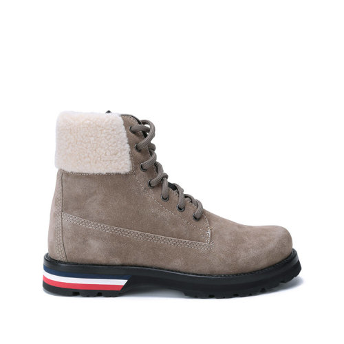 Moncler/蒙克萊 男士絨面革/織物VANCOUVER系帶靴子短靴 4F70000 02SYB