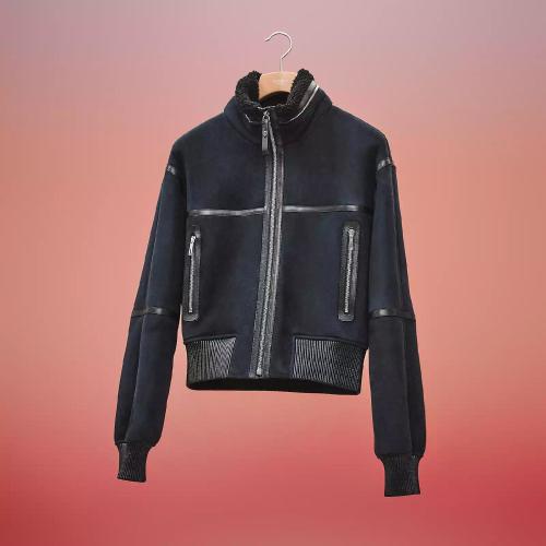  HERMES愛(ài)馬仕 22年秋冬 女士 夾克 Blouson Inspiration Aviateur en cuir H2H1203DB5H34