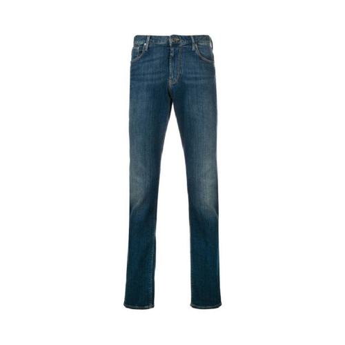  Emporio Armani/安普里奧阿瑪尼 男士藍色棉質牛仔褲 8N1J06-V0MZ-0941 PLFSX