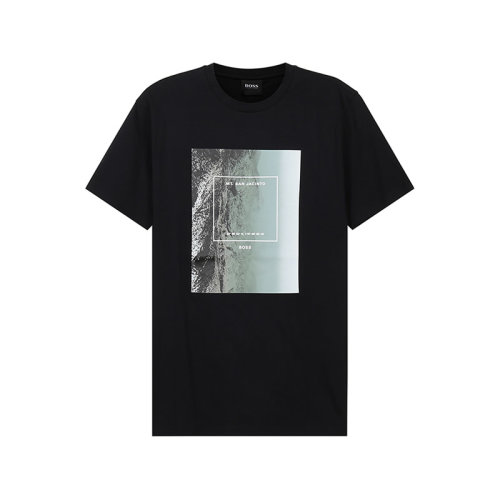 HUGO BOSS/雨果博斯【22春夏新款】男士棉質(zhì)圓領(lǐng)短袖T恤 50465384