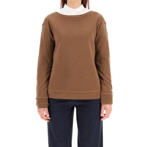  MaxMara/麥絲瑪拉 女士米色羊毛針織衫/毛衫 UNIPARO-001 PLFSX