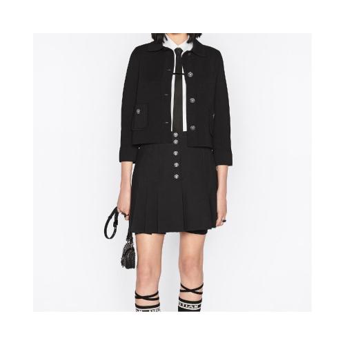  DIOR迪奧 22年春夏 女士 半身裙 褶裥迷你裙 241J27A1166_X9000