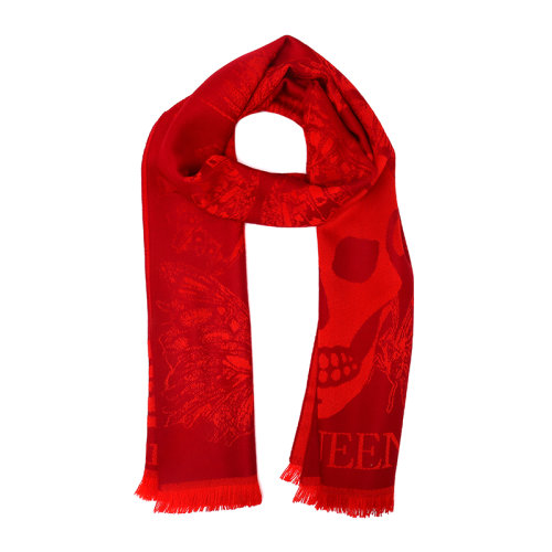 Alexander McQueen/亞歷山大麥昆女士長圍巾6464503200Q