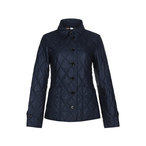 BURBERRY/博柏利 2021款 女士棉服 女款聚酯纖維菱形絎縫溫控棉服外套 80342481