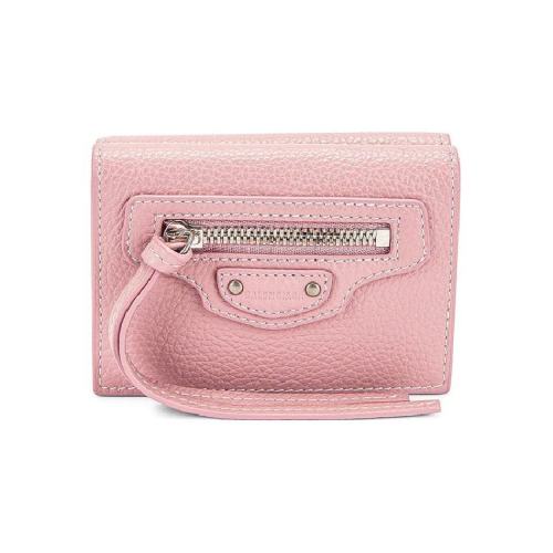  Balenciaga/巴黎世家 女士粉色皮革錢包 64010715Y0Y6903 PLSX