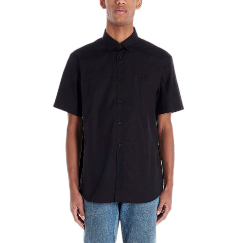 BURBERRY/博柏利  男裝 服裝 黑色棉質(zhì) 男士短袖襯衫 8025764