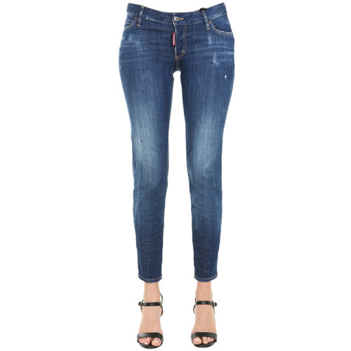Dsquared2/D二次方  秋冬 時(shí)尚百搭 女性 藍(lán)色 女士牛仔褲 S75LB0350_S30342470
