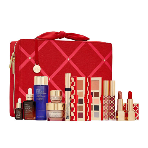 Estee Lauder/雅詩(shī)蘭黛圣誕限量彩妝護(hù)膚12件套