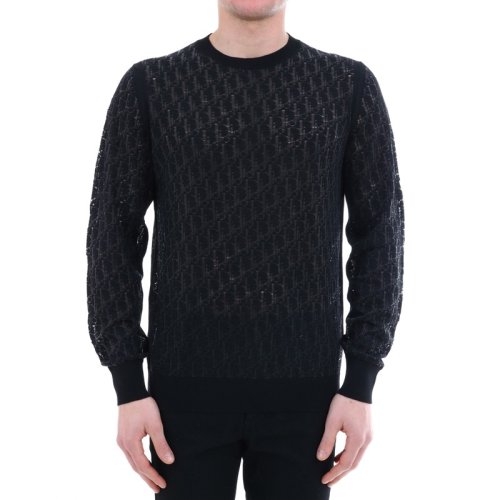  DIOR/迪奧 男士黑色羊毛針織衫/毛衣 923M620AT936900 PLFSX