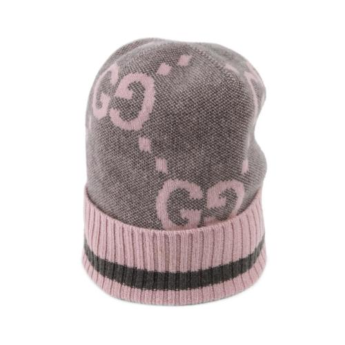  GUCCI古馳 22年秋冬 女士 GG針織山羊絨帽 676827 3G344 1272