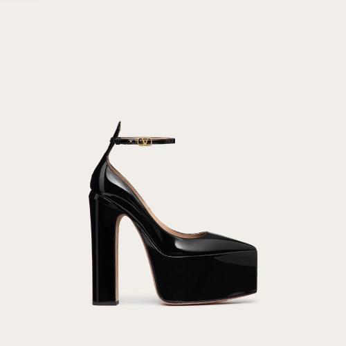  VALENTINO華倫天奴 22年秋冬 女士 高跟鞋 ESCARPINS VERNIS A_VEC PLATEAU VALENTINO GARA_VA