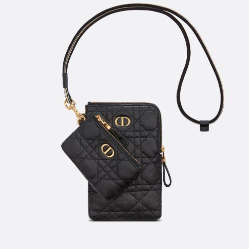  DIOR迪奧 22年秋冬 女士 手拿包 Dior Caro 多功能手拿包 S5036UWHC_M900 預(yù)定商品1-3周發(fā)貨