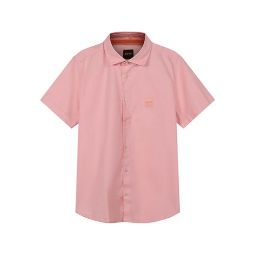 HUGO BOSS/雨果博斯【22春夏新款】男士棉質(zhì)短袖襯衫 50468269