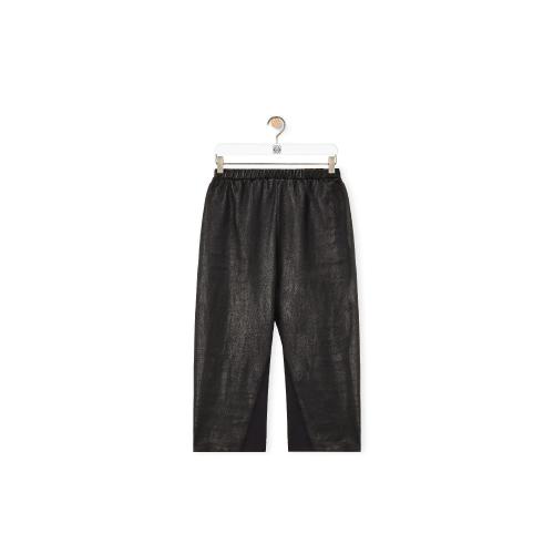 LOEWE羅意威 22年秋冬 女士 短褲 Cycling shorts in nappa and cotton S540Y20L36-1100