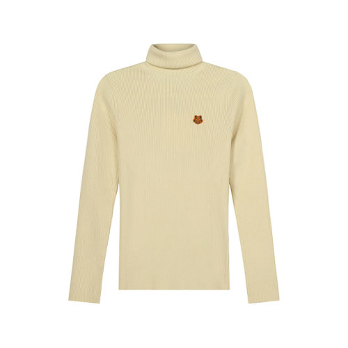 KENZO/高田賢三 女士羊毛高領長袖針織衫羊毛衫小虎頭刺繡 2PU643 3TA