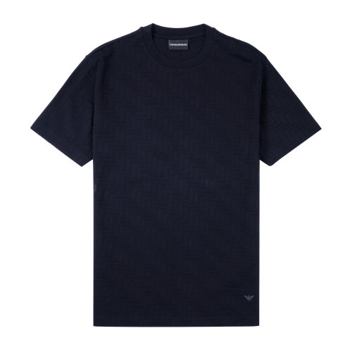 Emporio Armani/安普里奧阿瑪尼 藍(lán)色 男士短袖T恤 3K1TQ2-1JGYZ-09A2