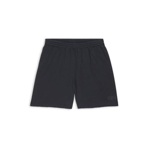  BALENCIAGA巴黎世家 22年秋冬 女士 短褲 bb paris icon sweat shorts 676137TMVG69034