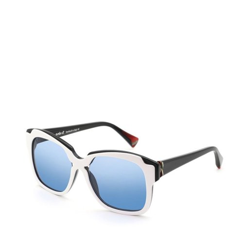 2ND FRAME/框框 白黑色蝴蝶框太陽鏡 7099016X