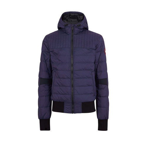 CANADA GOOSE/加拿大鵝 經(jīng)典款 Cabri系列 男士藍(lán)色防水面料羽絨連帽衫2208M-BLEU