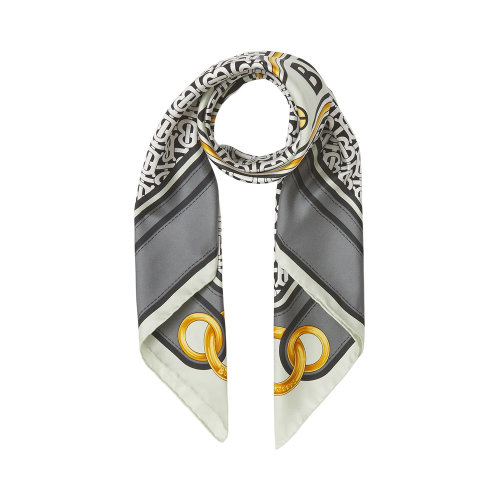 BURBERRY/博柏利 男女同款中性蒙太奇印花方巾絲巾圍巾 804176 多色可選