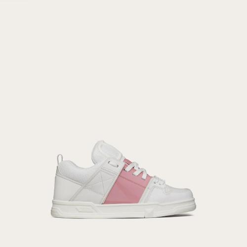  VALENTINO華倫天奴 22年秋冬 女士 休閑運動鞋 BASKETS OPEN SKATE EN CUIR DE VEAU A_VEC BAN