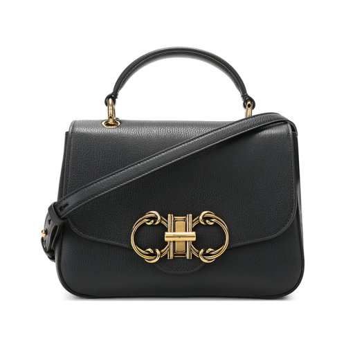 Salvatore Ferragamo/菲拉格慕 女士QUILTING TH系列牛皮Gancini手提單肩斜挎包 210988