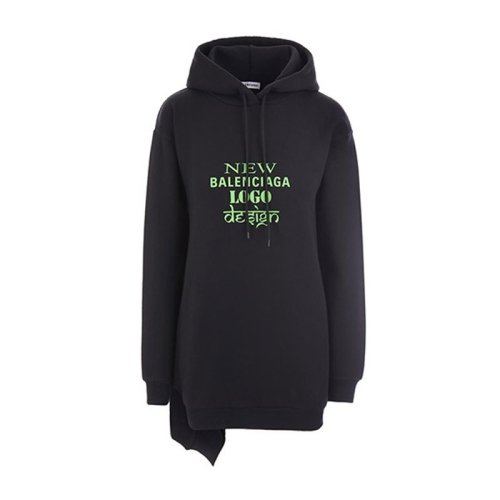  Balenciaga/巴黎世家 女士黑色棉質(zhì)衛(wèi)衣 518236 TYK47 1000 PLFSX