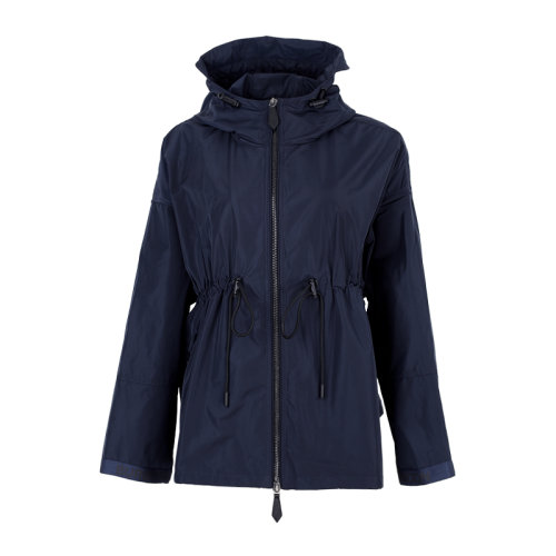 BURBERRY/博柏利 巴寶莉 時(shí)尚百搭 女裝 女士連帽深藍(lán)色夾克 80392361