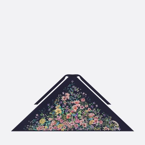  DIOR迪奧 22年秋冬 女士 背心 Dior Silk Top D-Floral 24FCO120I606_C582