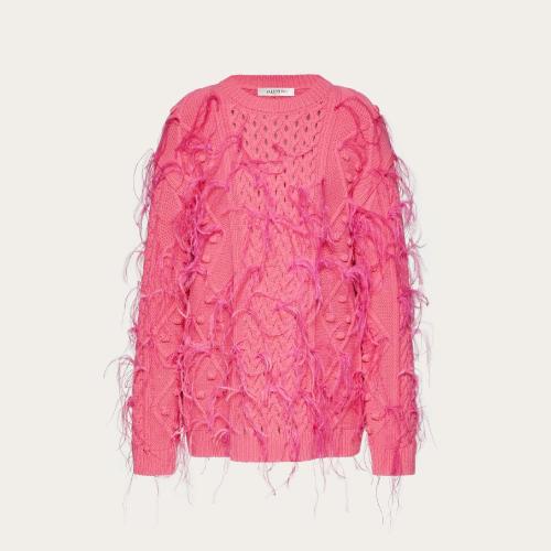  VALENTINO華倫天奴 22年秋冬 女士 針織衫 PULL BRODé EN LAINE XB3KC30X6UYY84