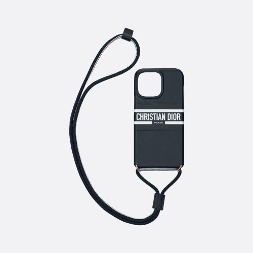  DIOR迪奧 22年秋冬 女士 手機(jī)殼 Coque pour iPhone 13 Pro a cordon Dior Vibe S6211OSGQ_M92