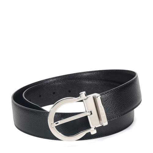 SalvatoreFerragamo/菲拉格慕 男士牛皮針扣式雙面皮帶腰帶 679781