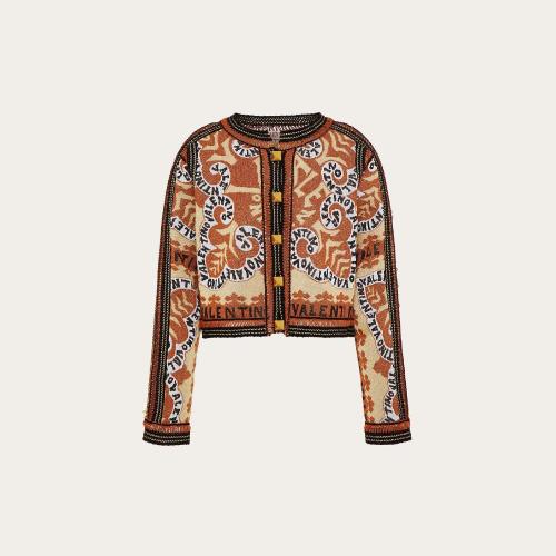  VALENTINO華倫天奴 22年秋冬 女士 長袖襯衫 VESTE EN LUREX 1B3KE01R7EHVAQ