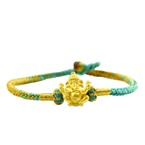 GJY/古金玥【象神】3D硬金999足金財神本命年小象黃金轉(zhuǎn)運珠精工手繩