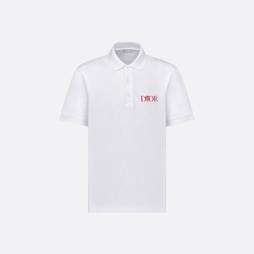  DIOR迪奧 22年秋冬 男士 短袖Polo Dior Jardin 寬松版型 Polo 衫 293J811A0455_C084