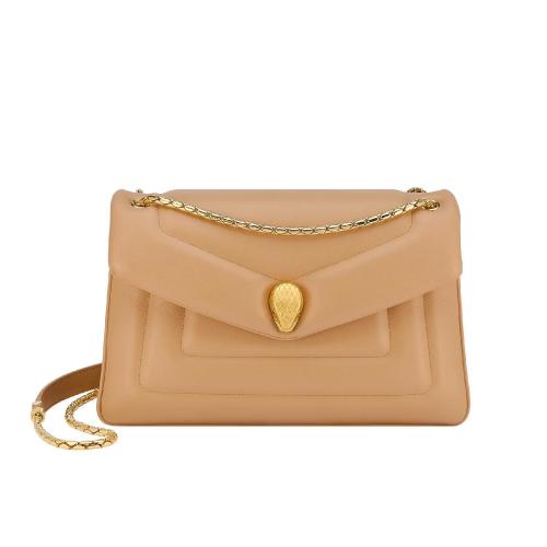  BVLGARI寶格麗 22年秋冬 女士 單肩包 SERPENTI REVERSE SAC PORTé éPAULE 292120292120