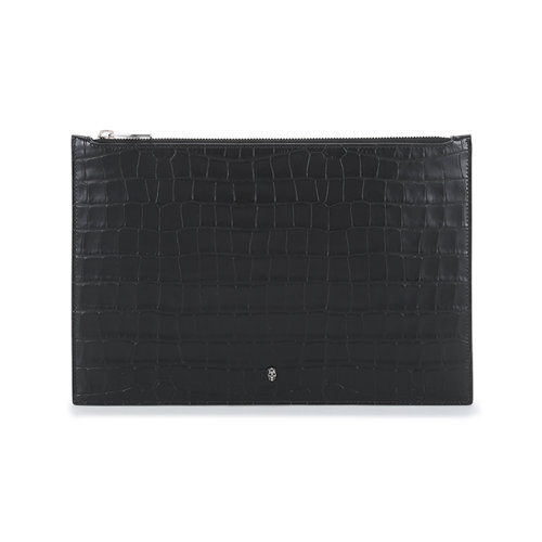 Alexander McQueen/亞歷山大麥昆  男士皮革扁平手拿包 649233 DZTIY