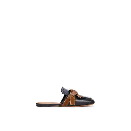  LOEWE羅意威  女士 平底鞋 Gate flat mule in calf L815379X04-1329 預(yù)定商品1-3周發(fā)貨