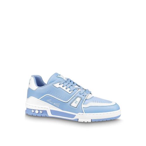  LV路易威登 22年秋冬 男士 休閑運動鞋 LV TRAINER 運動鞋 1AAHSO 1AAHSQ 1AAHSK 1AAHST 1AAHS