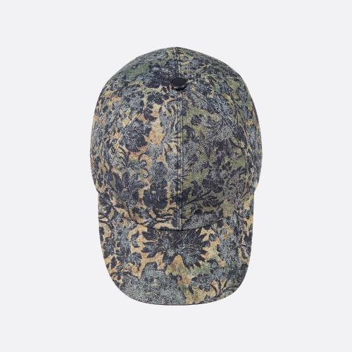  DIOR迪奧 22年秋冬 女士 帽子 Casquette D-Player Dior Denim Brocart 25DBT922I130_C585