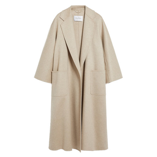 MaxMara/麥絲瑪拉 22年秋冬新款 LUDMILL系列 女士沙色羊絨大衣1016052906032