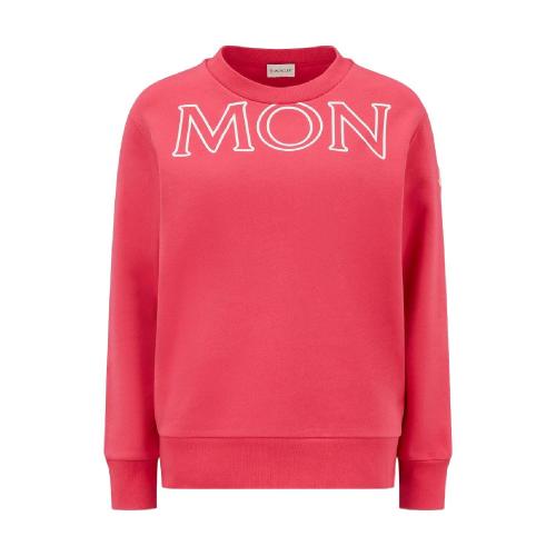  MONCLER蒙可蒙克萊 22年秋冬 女士 衛(wèi)衣 Logo Sweatshirt H20938G00029809KX520