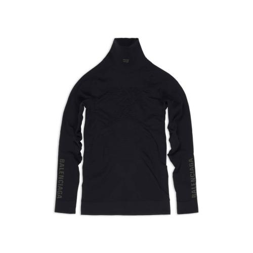  BALENCIAGA巴黎世家 22年秋冬 男士 長袖T恤 Mens Sporty B Highneck Athletic Long Sleeve To
