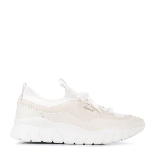 BALLY 巴利 男士 鞋靴 21春夏 白色系帶平底低幫休閑皮質(zhì)運(yùn)動(dòng)鞋 男士休閑運(yùn)動(dòng)鞋