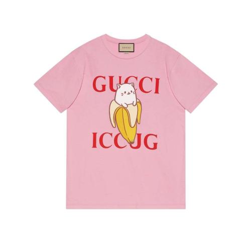  GUCCI古馳 22年秋冬 女士 Bananya x Gucci聯(lián)名系列棉質(zhì)T恤 615044 XJDGR 5904