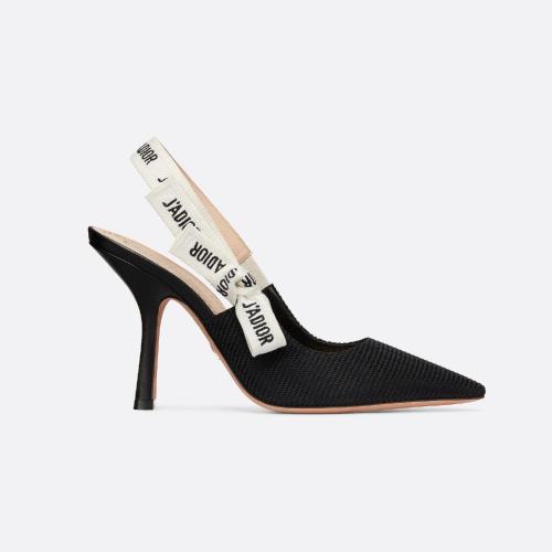  DIOR迪奧 22年秋冬 女士 高跟鞋 高跟鞋-黑色科技面料 KCC201TFL_S900 預(yù)定商品1-3周發(fā)貨