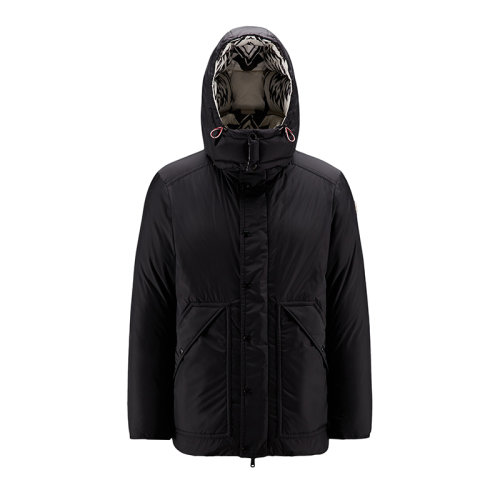 Moncler/蒙克萊 22年秋冬新款 Hordelyme系列 男士黑色/白色漆面雨衣布雙面羽絨夾克H20911A00141683529993