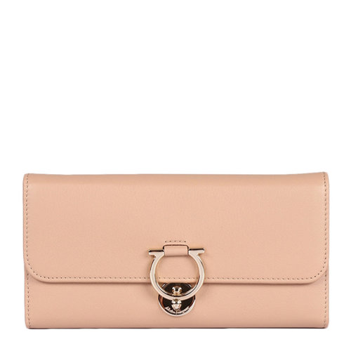 Salvatore Ferragamo/菲拉格慕 CONTINENTAL女士長款牛皮錢包卡包女包 22-D184多色可選（99新S級未使用）