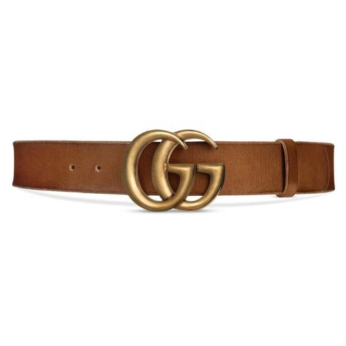  GUCCI古馳 22年秋冬 女士 雙G帶扣皮革腰帶 409416 CVE0T 2535
